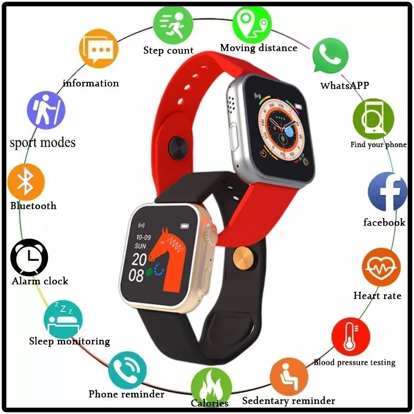 Smart Fitness Watch with Heart Rate Monitor