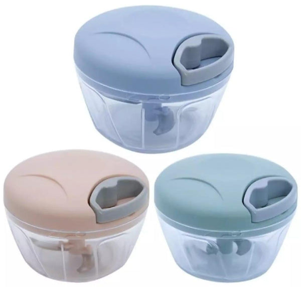 Manual Hand Pull Food Chopper – Large Capacity Vegetable & Meat Cutter