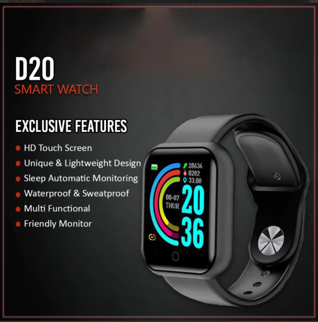 Smart Fitness Watch with Heart Rate Monitor