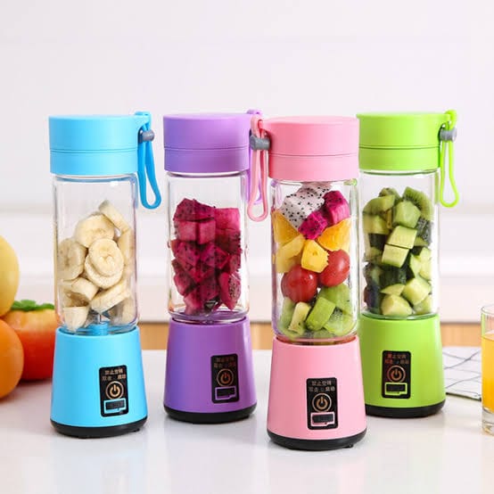 Portable USB Rechargeable Mini Blender Bottle – Personal Smoothie Maker